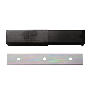 HOJAS RASPADORES DE VIDRIO UNGER PREMIUM ACERO INOXIDABLE 10CM 25 PIEZAS