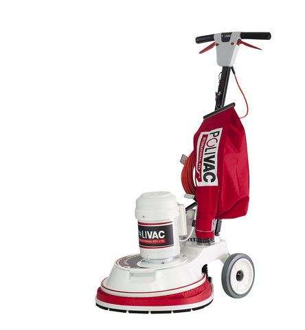 POLIVAC PV25 SUCTION POLISHER WITH BASSINE BRUSH