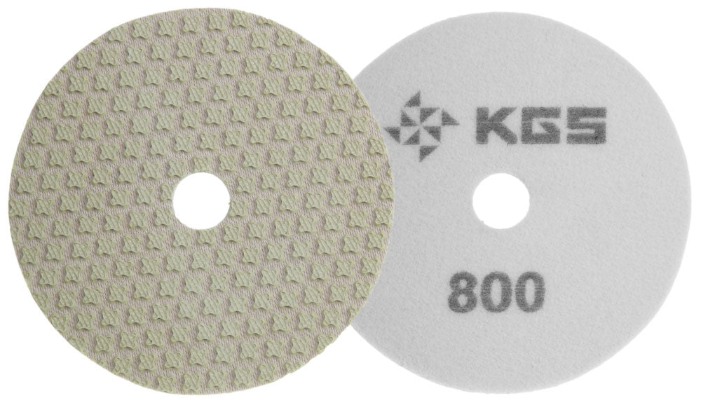 KGS SWIFLEX XX DISC - 150MM - 25MM QRS - WHITE 800 GRIT