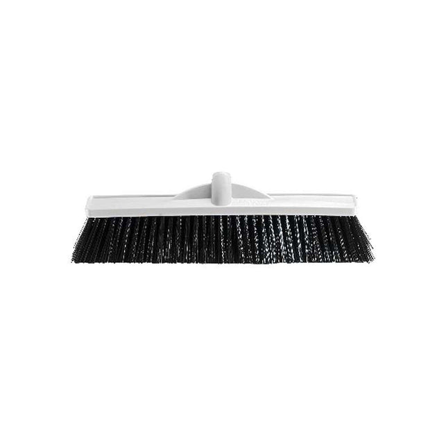 ESCOBA DE POLIÉSTER RÍGIDA MEDIANA TALLER OATES 450MM - SÓLO CABEZA BLANCA