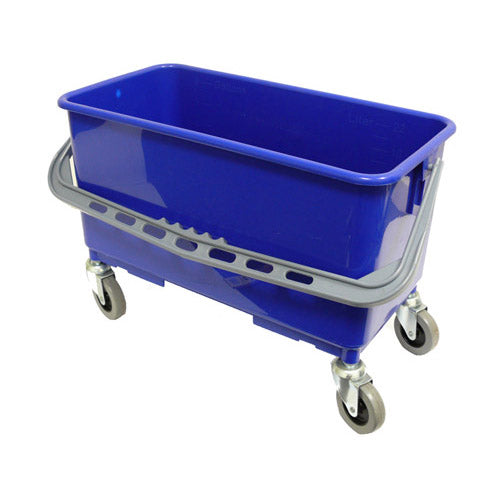 NAB WINDOW BUCKET 22L ON WHEELS BLUE