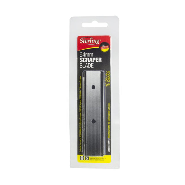 STERLING BLADES FOR EUREKA SCRAPER 94X10/PKT
