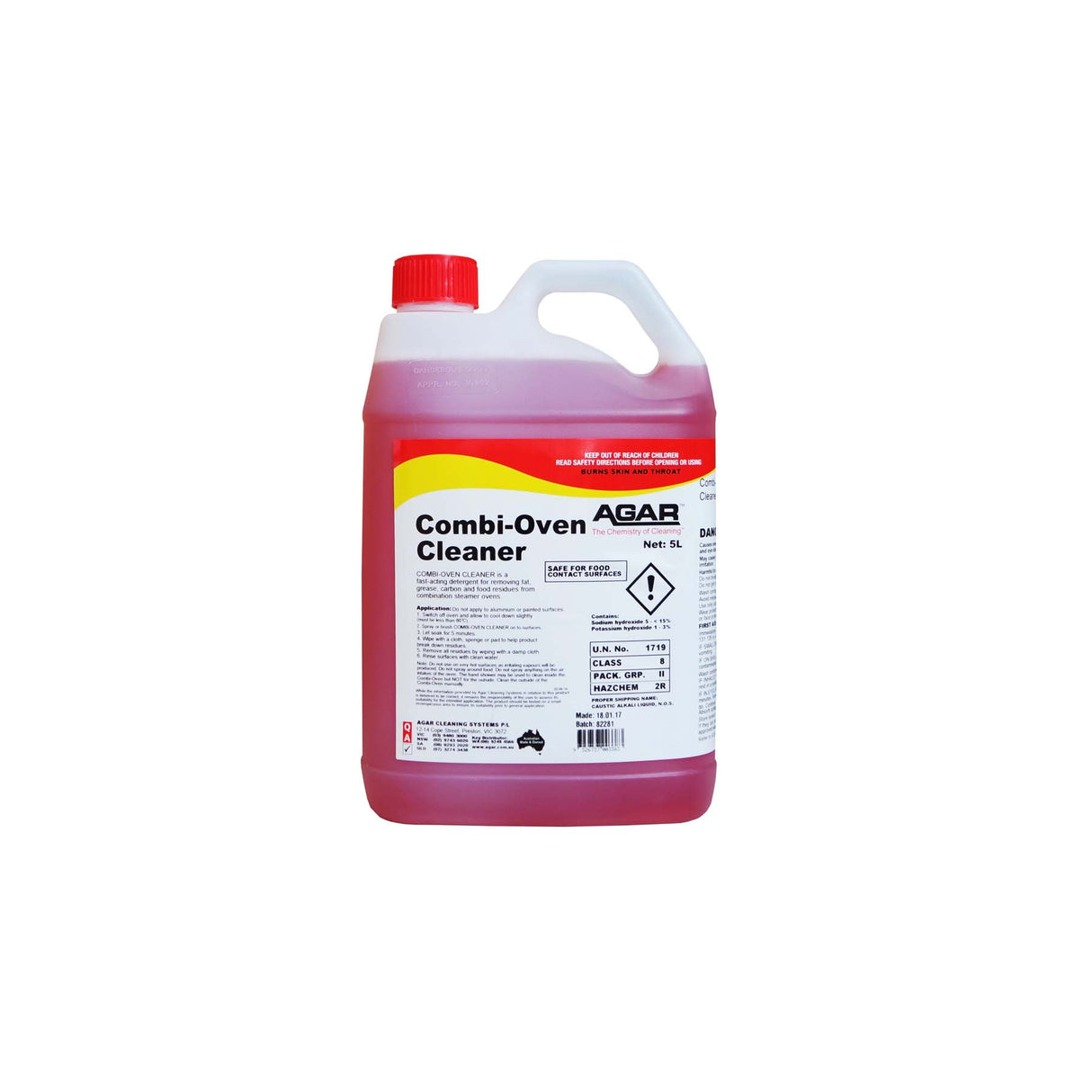 AGAR COMBI-OVEN CLEANER 5L