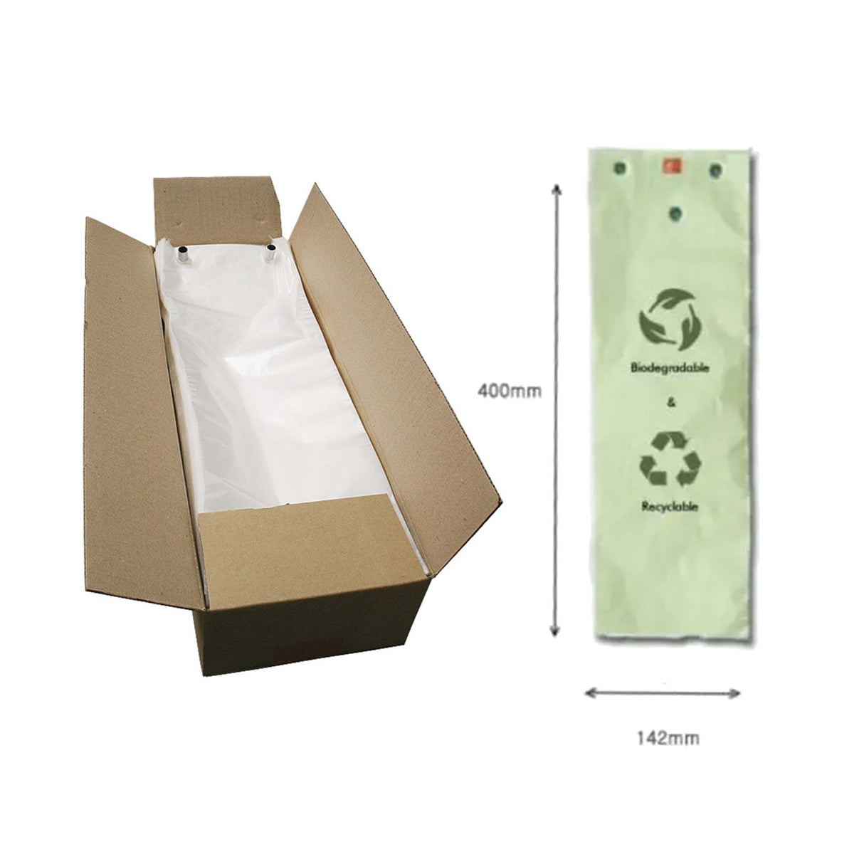 UMBRELLA BAGGER REFILL BAGS - SHORT 40CM L X 14.2CM W (1000CTN)
