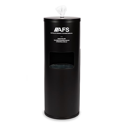 ATHLETIX EQUIPMENT CLEANER WIPES STAND BLACK