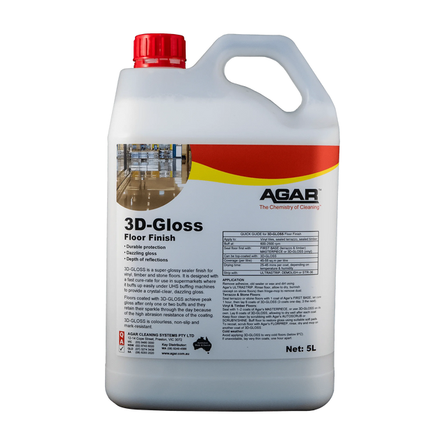 AGAR 3D GLOSS 5L 3 PER BOX