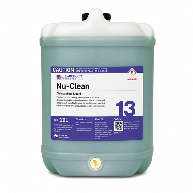 CT NU-CLEAN DISH WASHING LIQUID 20L