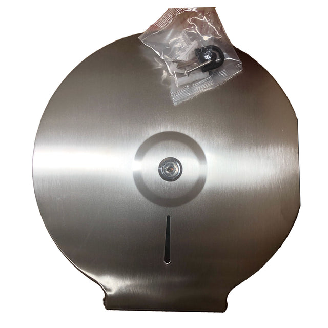 DISPENSADOR ROLLO HIGIÉNICO JUMBO ACERO INOXIDABLE - SC-381