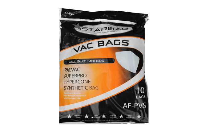 PACVAC SUPERPRO 700 - DUST BAGS SYNTHETIC 10PK