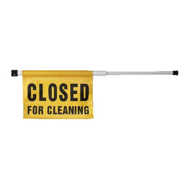 OATES CAUTION SPRING LOADED SIGN