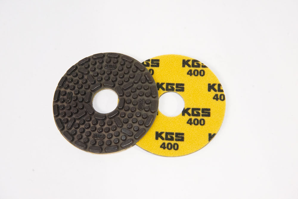 KGS SPEEDLINE PRONTO DISC - 100MM - YELLOW 400 GRIT