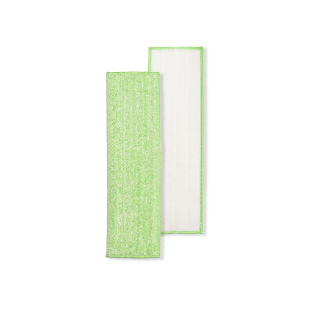 FUNDA DE FREGONA PLANA DE MICROFIBRA SUPA VERDE 40CM HÚMEDO/SECO
