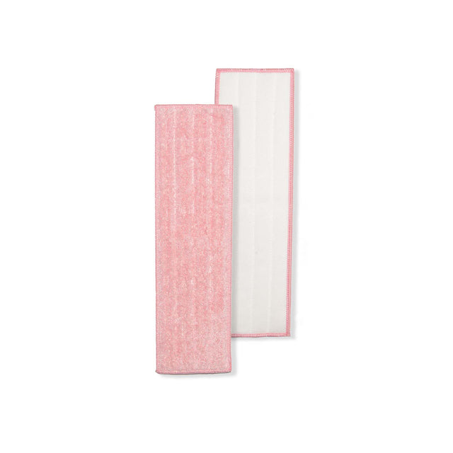 FUNDA DE FREGONA PLANA DE MICROFIBRA SUPA ROJA 25CM HÚMEDO/SECO