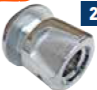 UNGER HYDROPOWER ULTRA - WATER CONNECTOR FEMALE METAL