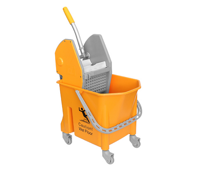 SUPA KENTUCKY MOP TROLLEY WITH WRINGER YELLOW