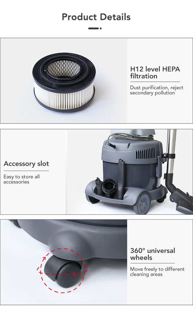 CLEANTECH DRONE VAC 15L Silent