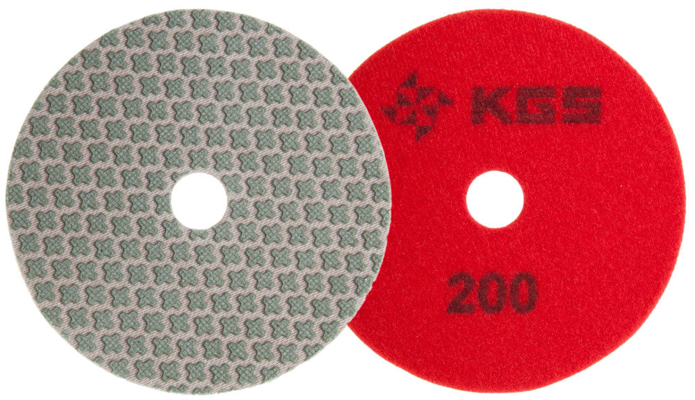 KGS SWIFLEX XX DISC - 80MM - RED 200 GRIT