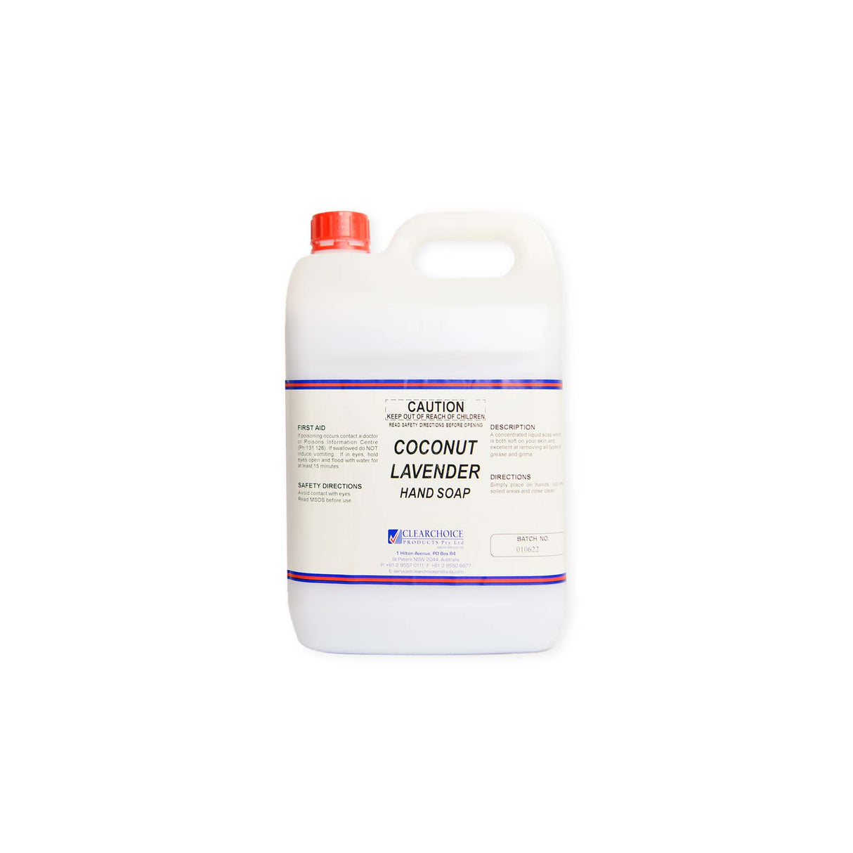 CT LAVENDER COCONUT LIQUID HAND SOAP 5L