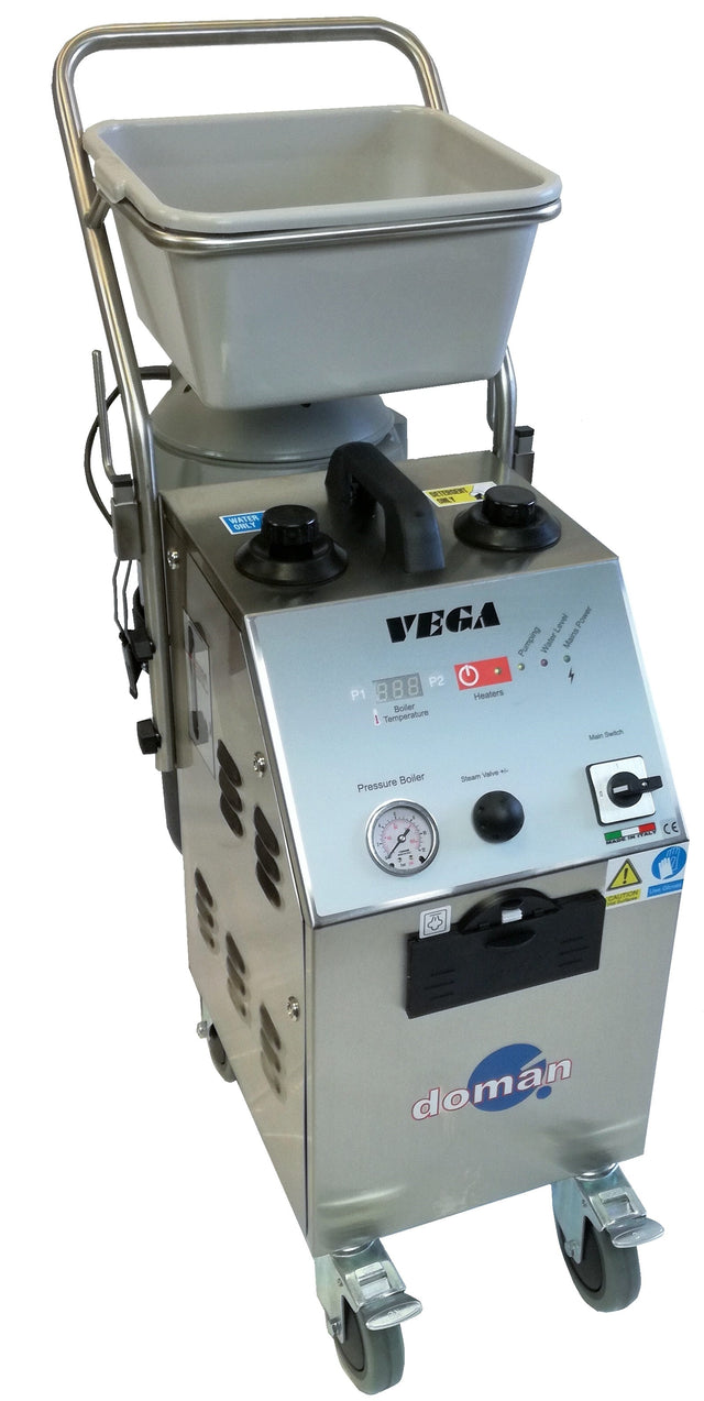 VEGA PLUS - MÁQUINA DE VAPOR - 9 BAR (130PSI) 1200W 15L DE CAPACIDAD