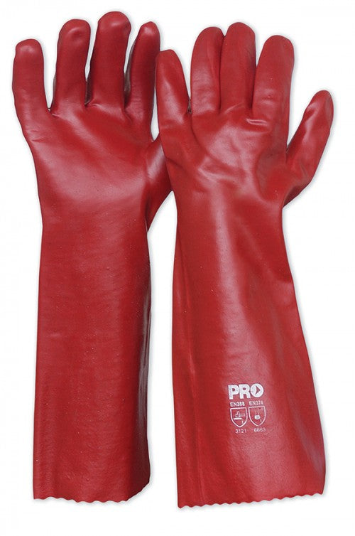 GLOVES RUBBER CHEMICAL 45CM