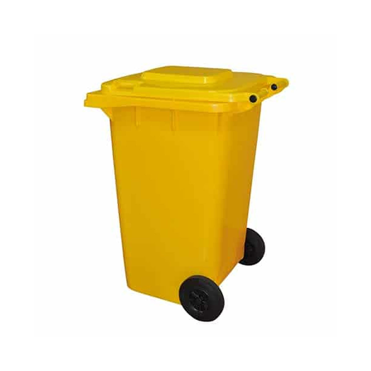 OTTO WHEELIE BIN 80L - BODY YELLOW LID YELLOW