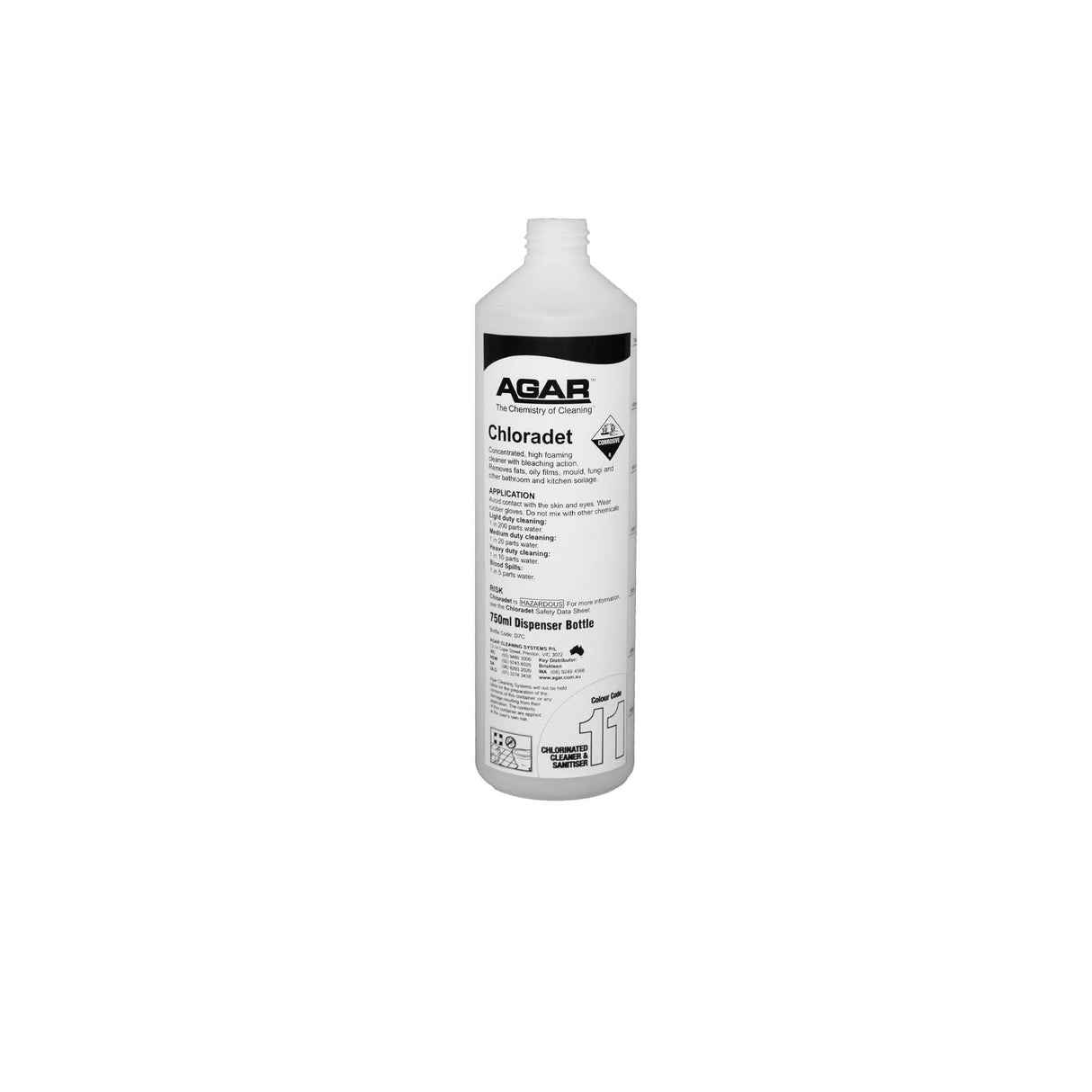 AGAR SPRAY BOTTLE 500ML - CHLORADET