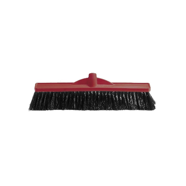 ESCOBA DE POLIÉSTER RÍGIDA MEDIANA TALLER OATES 450MM - SÓLO CABEZA ROJA