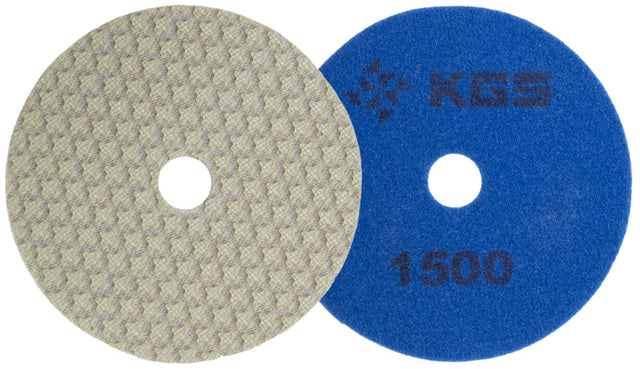 KGS SWIFLEX XX DISC - 150MM - 25MM QRS - BLUE 1500 GRIT
