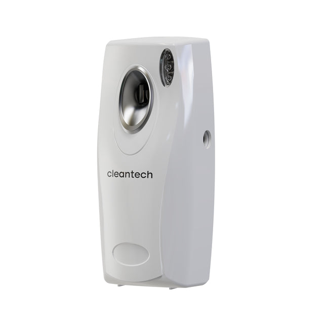 CLEANTECH DISPENSER AIR FRESHENER AUTOMATIC PLASTIC WHITE SILVER Cl-7#