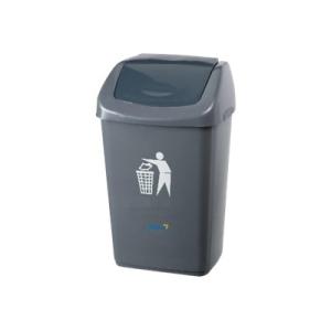 OATES BIN FLIP LID 40 LITRE GREY