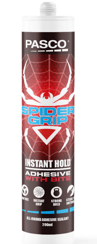 PASCO SPIDER GRIP WHITE 300ML BOX 12