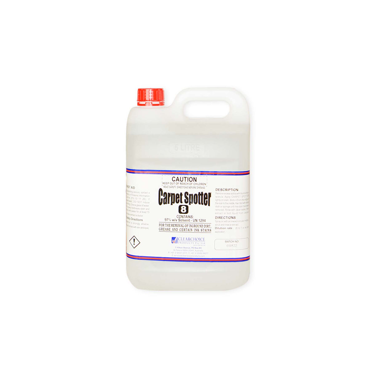LIMPIADOR DE ALFOMBRAS CLEARCHOICE 5L