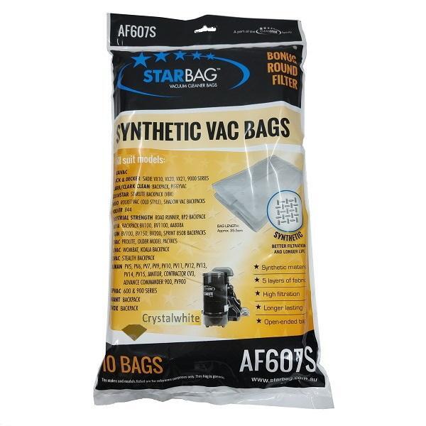 POLIVAC WOMBAT & KOALA/NILFISK BV100 - PAC VAC PROLITE - BOLSA SINTÉTICA - 10PK