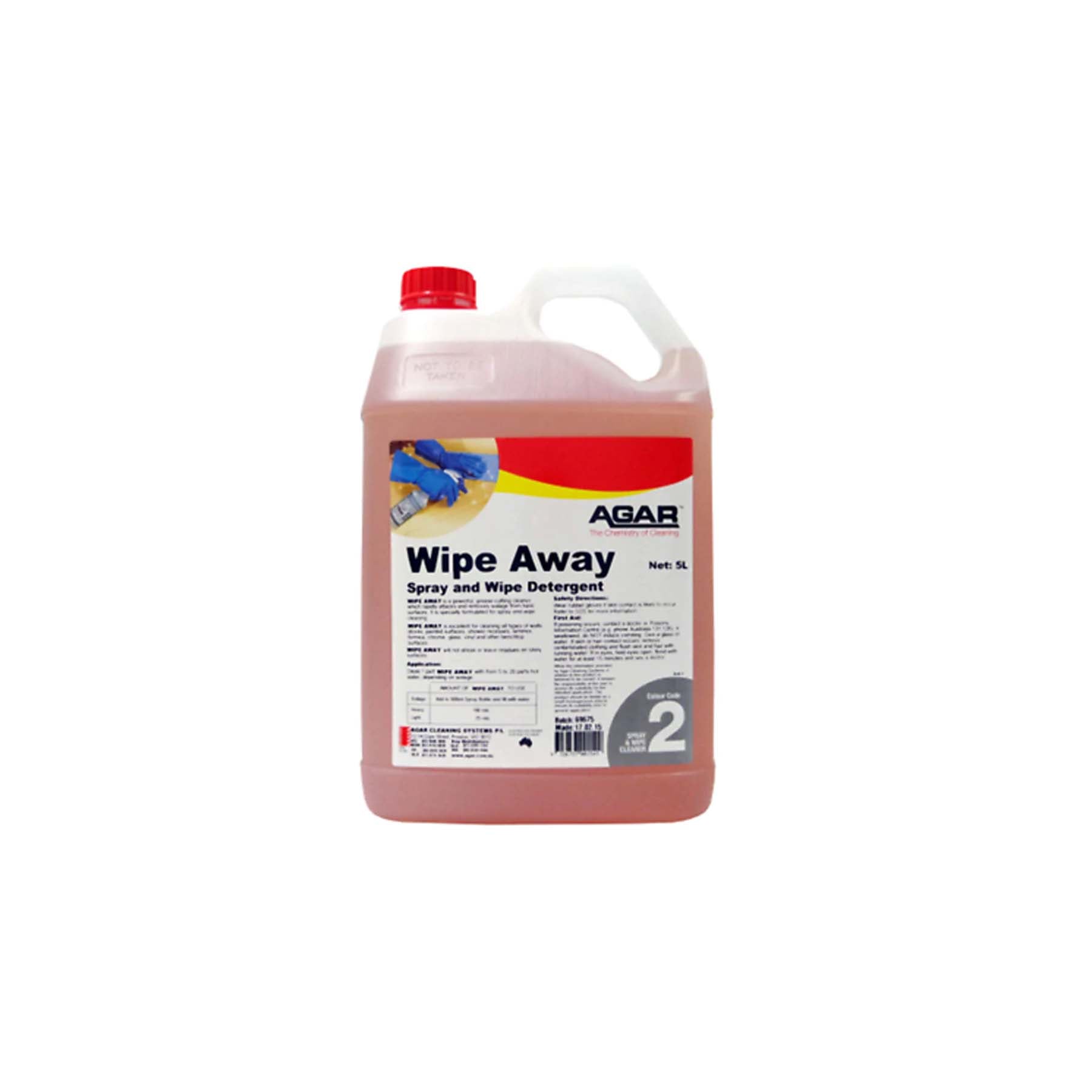 AGAR WIPE AWAY 5L