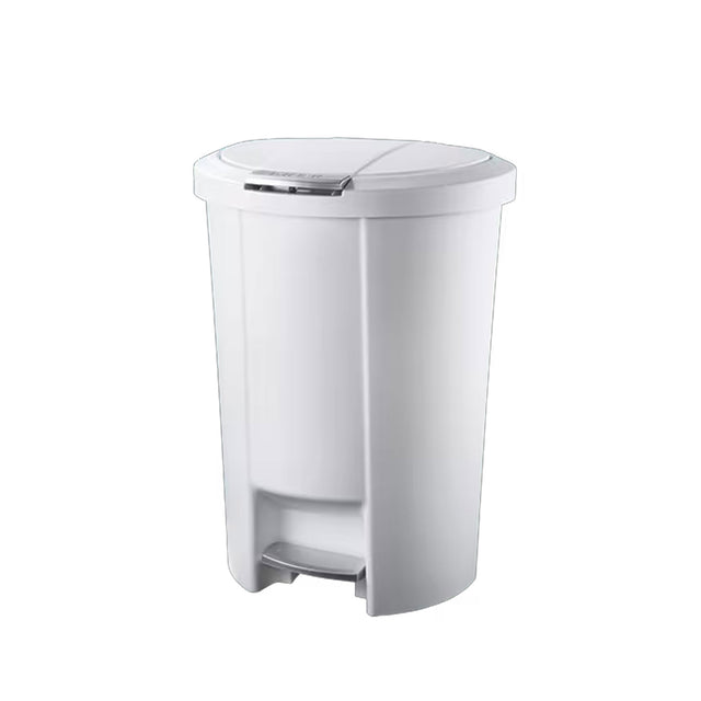 OATES BIN PUSH PEDAL 50L WHITE BB-50PPW 165956