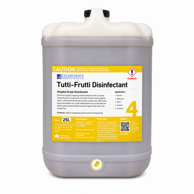 CLEARCHOICE TUTTI FRUTTI 消毒剂 25L