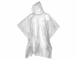 PONCHO CLEAR 250 PIECES DISPOSABLE