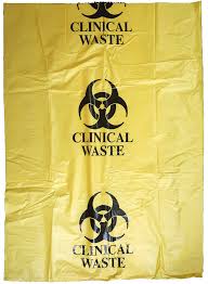 BIN LINER 80L CLINICAL WASTE 99CM x 78CM YELLOW 200 PIECES