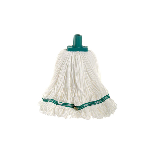 SABCO 400G PREMIUM MOP MICROFIBRE ROUND GREEN