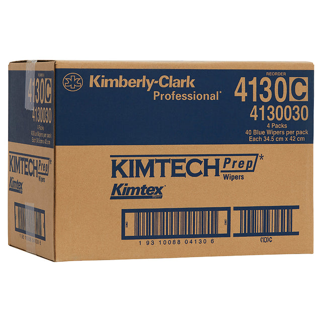 KIMTECH™ KIMTEX™ 4130 LIMPIADOR EMERGENTE, AZUL 42 CM X 34,5 CM, 40 LIMPIADORES/CAJA, 4 CAJAS/CAJA