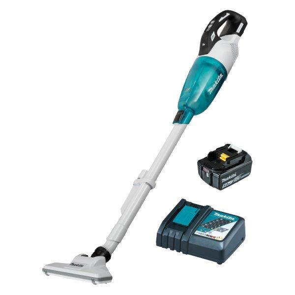 MAKITA STICK VACUUM KIT DCL284TWX1 5.0ah BATTERY + DC18RC