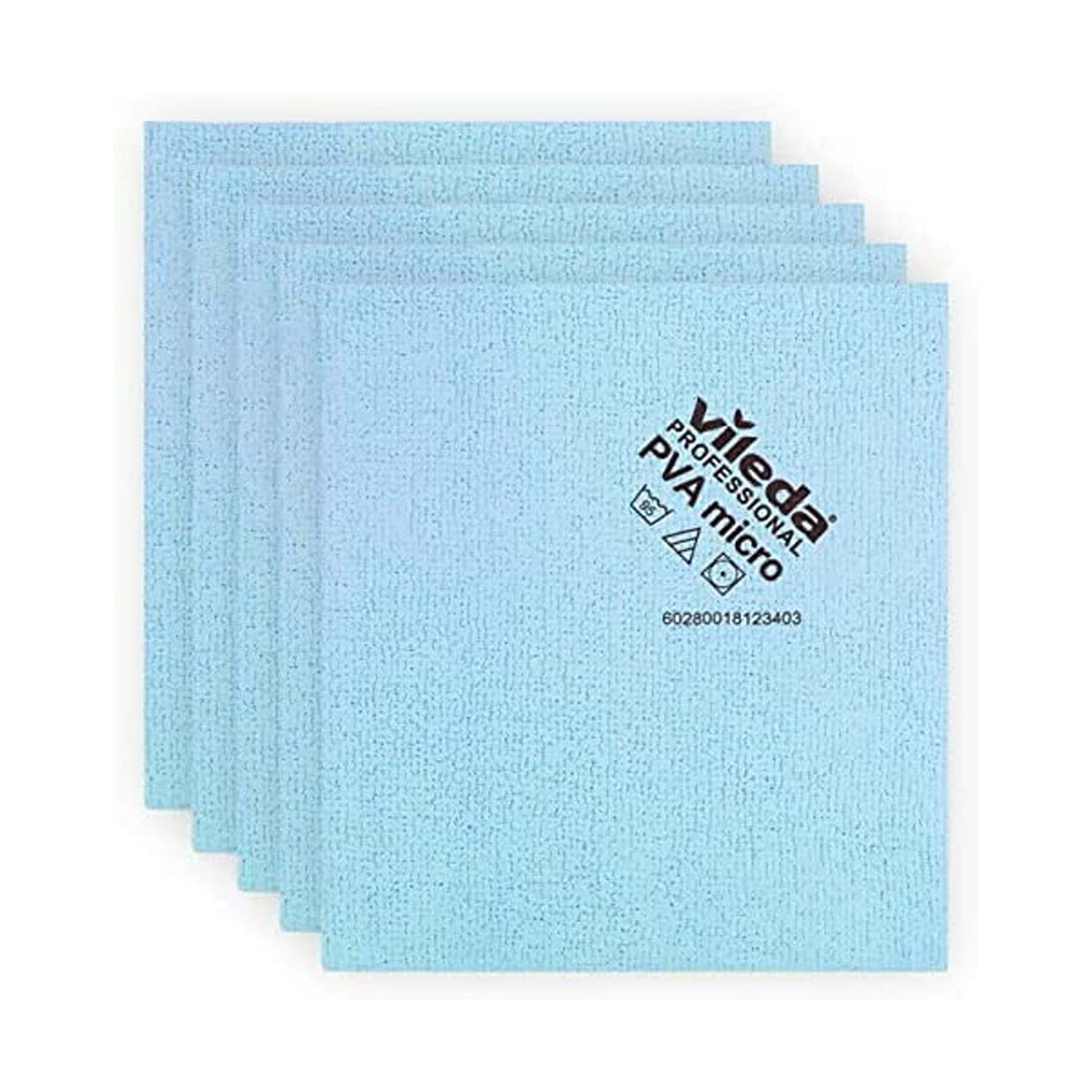 VILEDA - PVA MICRO MICROFIBRE CLOTH - BLUE (38CM X 35CM)