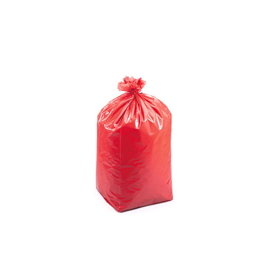 Bolsa de basura 120L ROJA 250C 950X1100 20UM