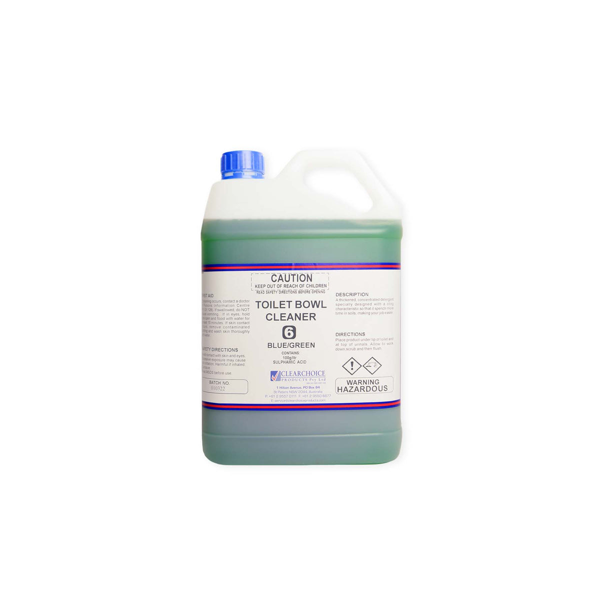 CT TOILET BOWL CLEANER 5L