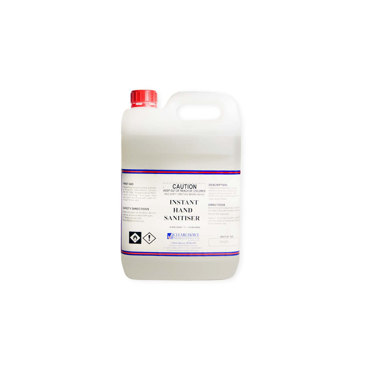 CT INSTANT HAND SANITISER 5L