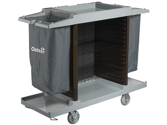 CARRO DE SERVICIO HABITACIONES OATES GRIS JC-177GR