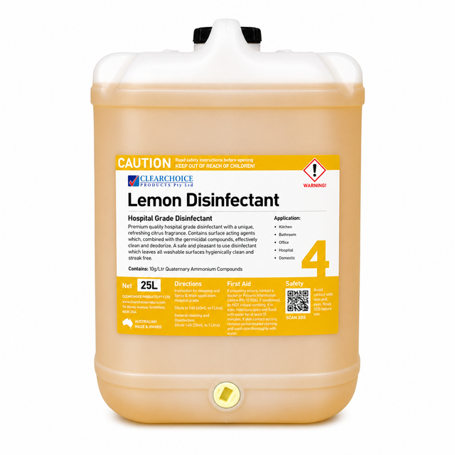 CT LEMON DISINFECTANT HOSPITAL GRADE 25L