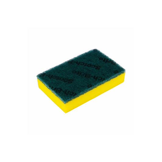 SCOURER SPONGE 3M GREEN/YELLOW BEST 630