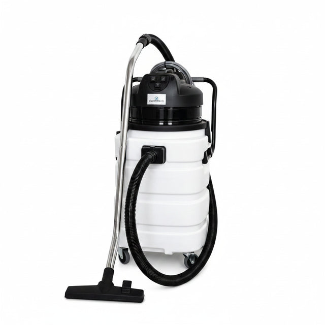 CLEANTECH CT90 WET AND DRY VACUUM PLASTIC 90L TRIPLE MOTOR