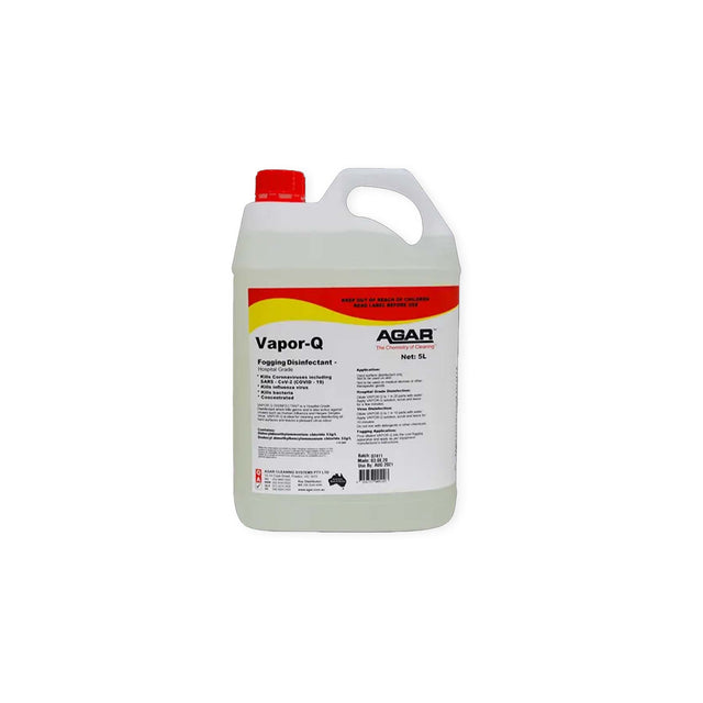 AGAR VAPOR-Q HOSPITAL GRADE FOGGING DISINFECTANT 5L BOX OF 3